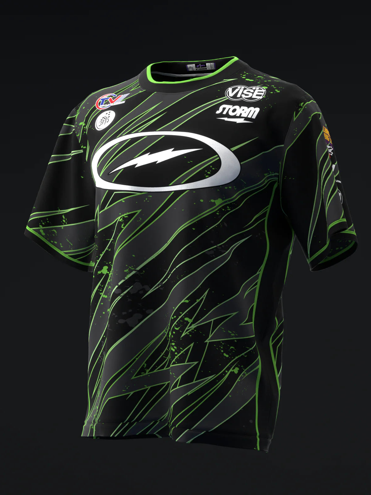 Custom Name - Darren Tang 2026 Black Volt Bowling Jersey - All Size