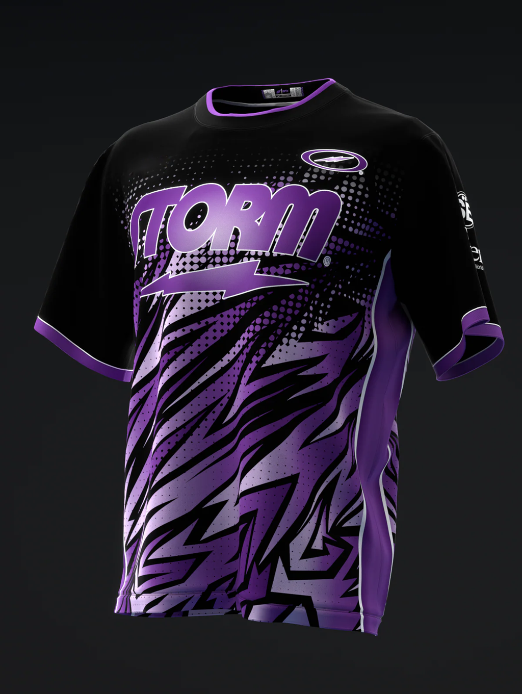 Custom Name - Darren Tang 2022 Colorway Abstract Purple Bowling Jersey - All Size
