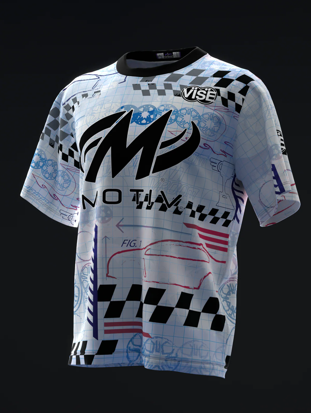 Custom Name - Fania Cobo Chevy Sketch Bowling Jersey - All Size