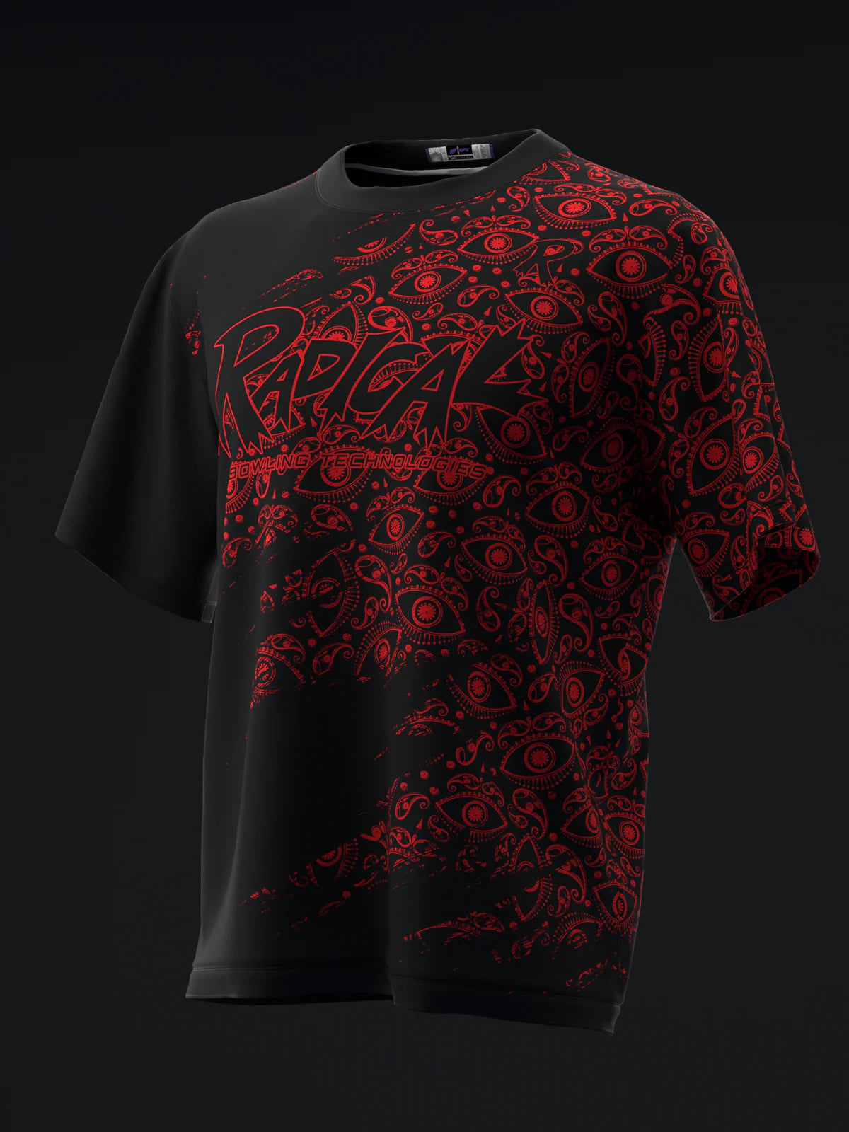 Custom Name - Radical Evil Eye Bowling Jersey - All Size