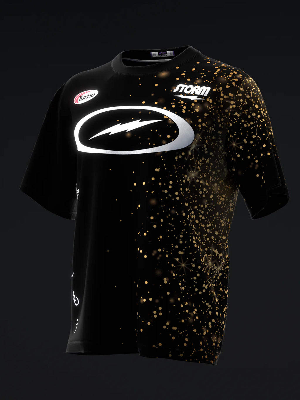 Custom Name - Victoria Varano Glitter Gold Black Bowling Jersey - All Size