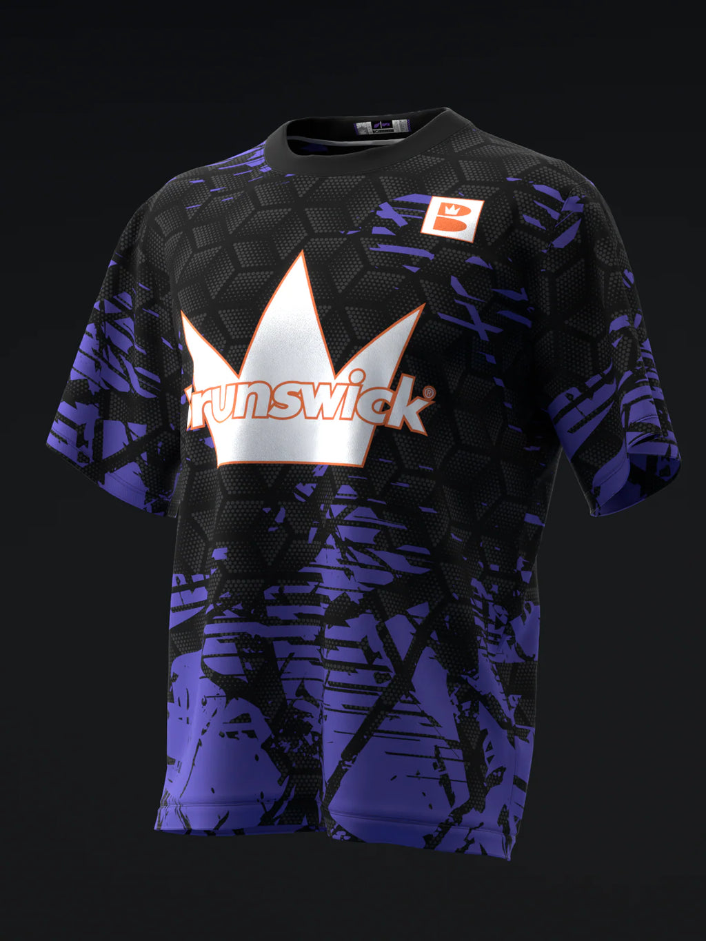 Custom Name - Brunswick Rhino PB Solid Bowling Jersey - All Size