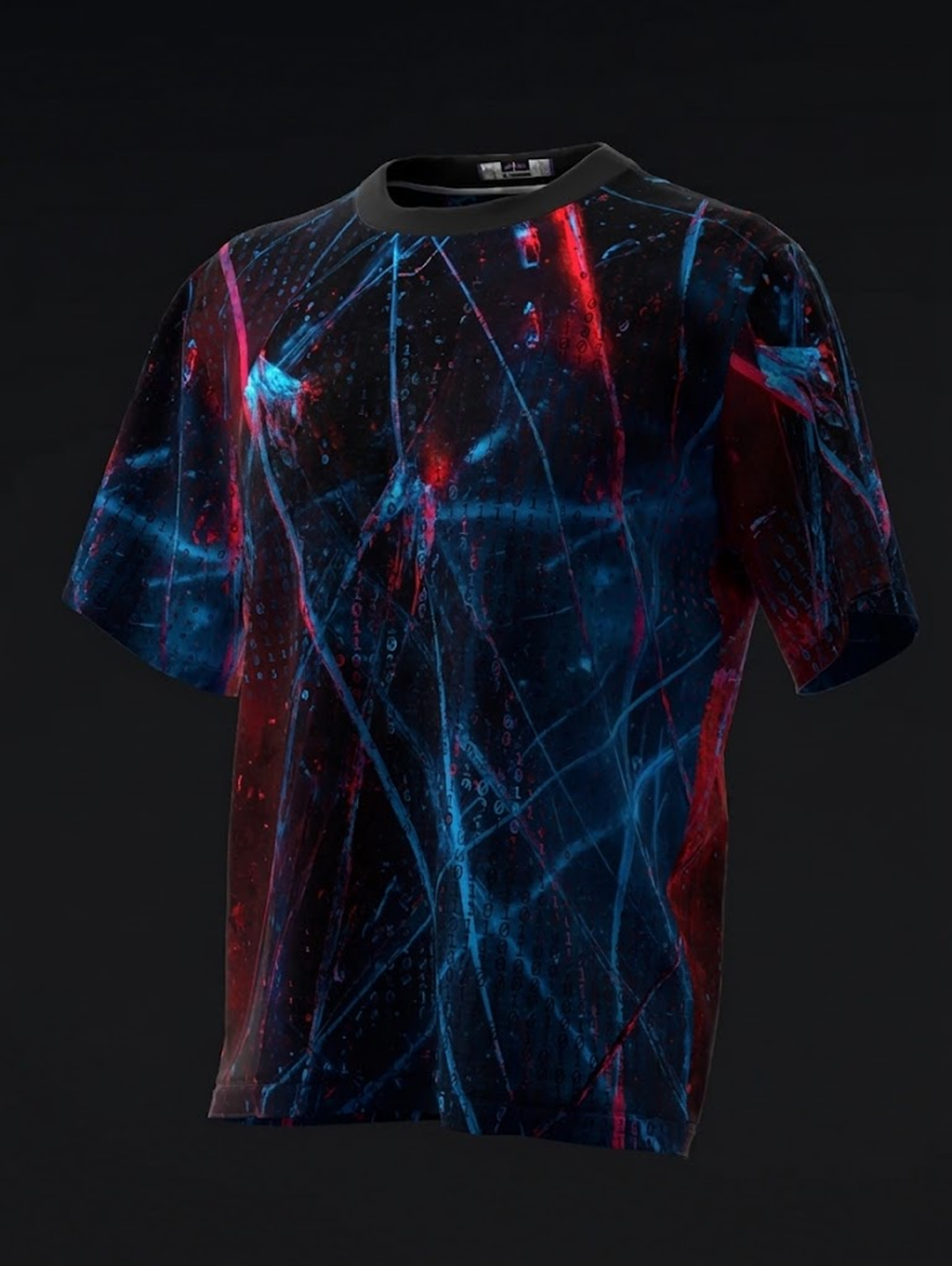 Custom Name - Zero Glitch Black Red Bowling Jersey - All Size