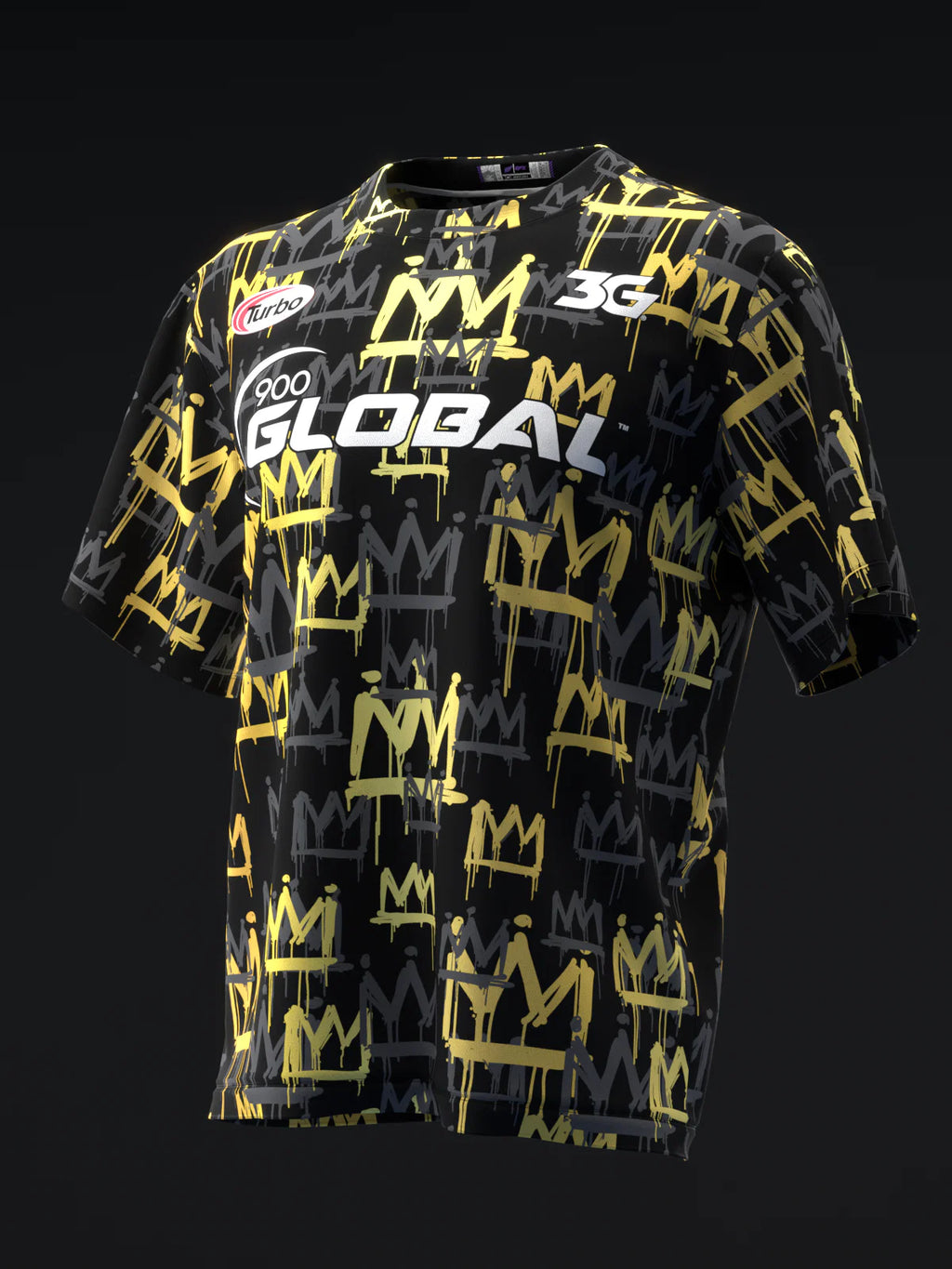Custom Name - Chris Mcmillan Gold King Remix Black Bowling Jersey - All Size