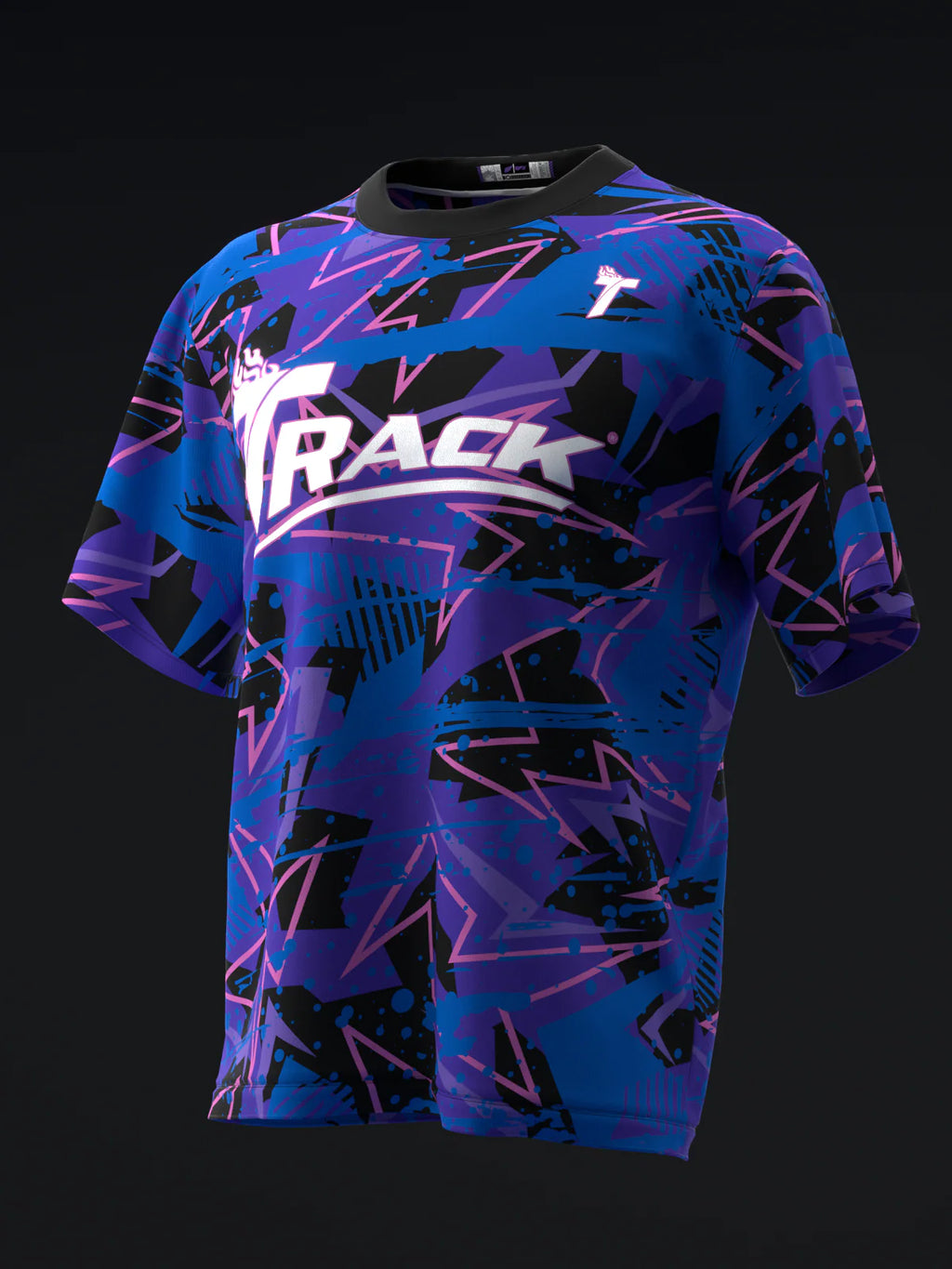 Custom Name - Track Theorem Solid Bowling Jersey - All Size