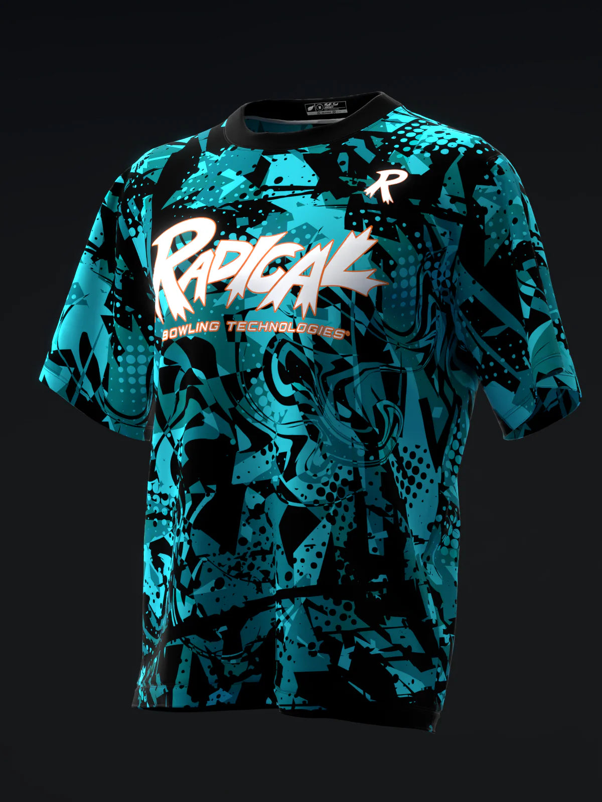 Custom Name - Radical Revenge Solid Bowling Jersey - All Size