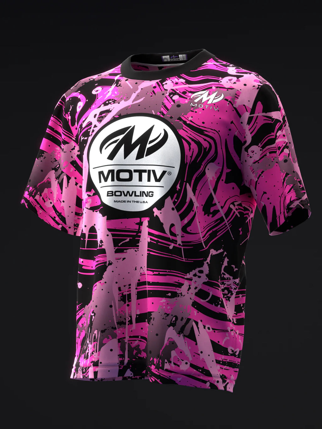 Custom Name - Motiv Hyper Venom Neon Bowling Jersey - All Size
