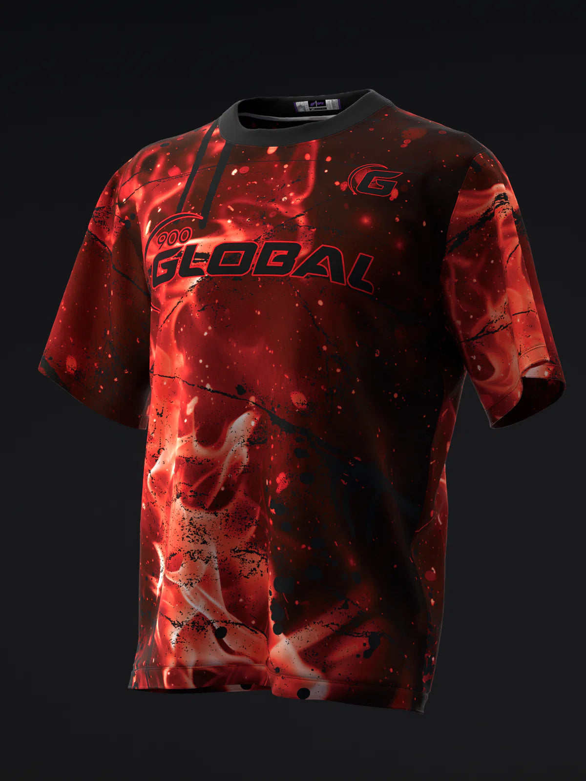 Custom Name - 900 Global Ember Bowling Jersey - All Size