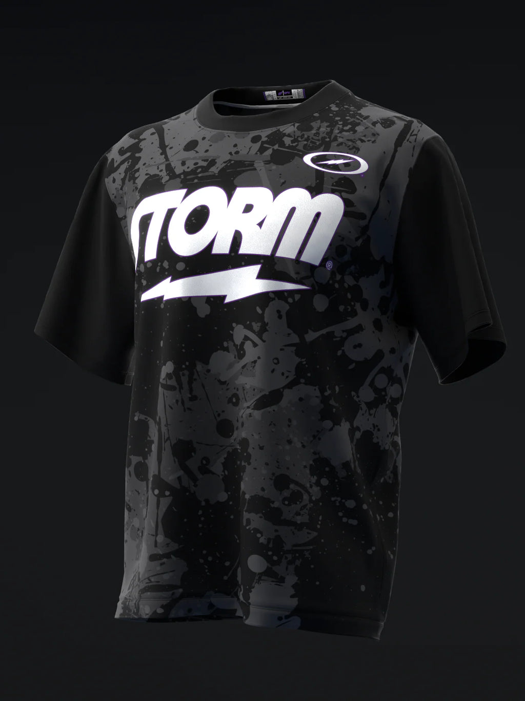 Custom Name - Storm Night Road Bowling Jersey - All Size