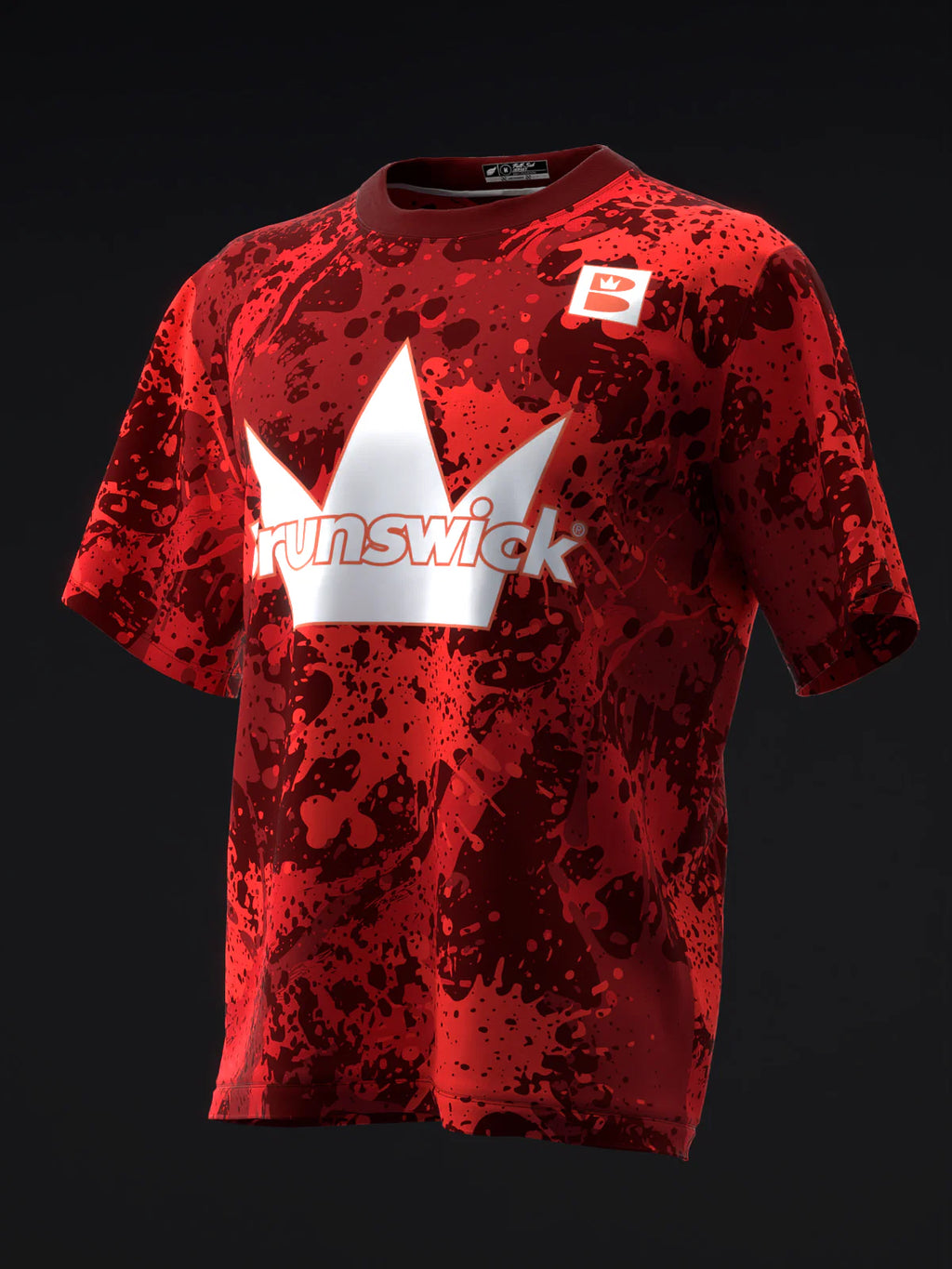 Custom Name - Brunswick Crown Victory Pearl Bowling Jersey - All Size