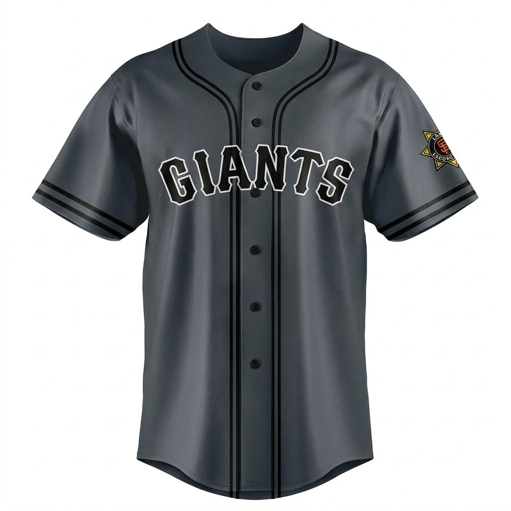 Custom Name - Francisco Giants 2026 Law Enforcement Appreciation Night Baseball Jersey - All Size