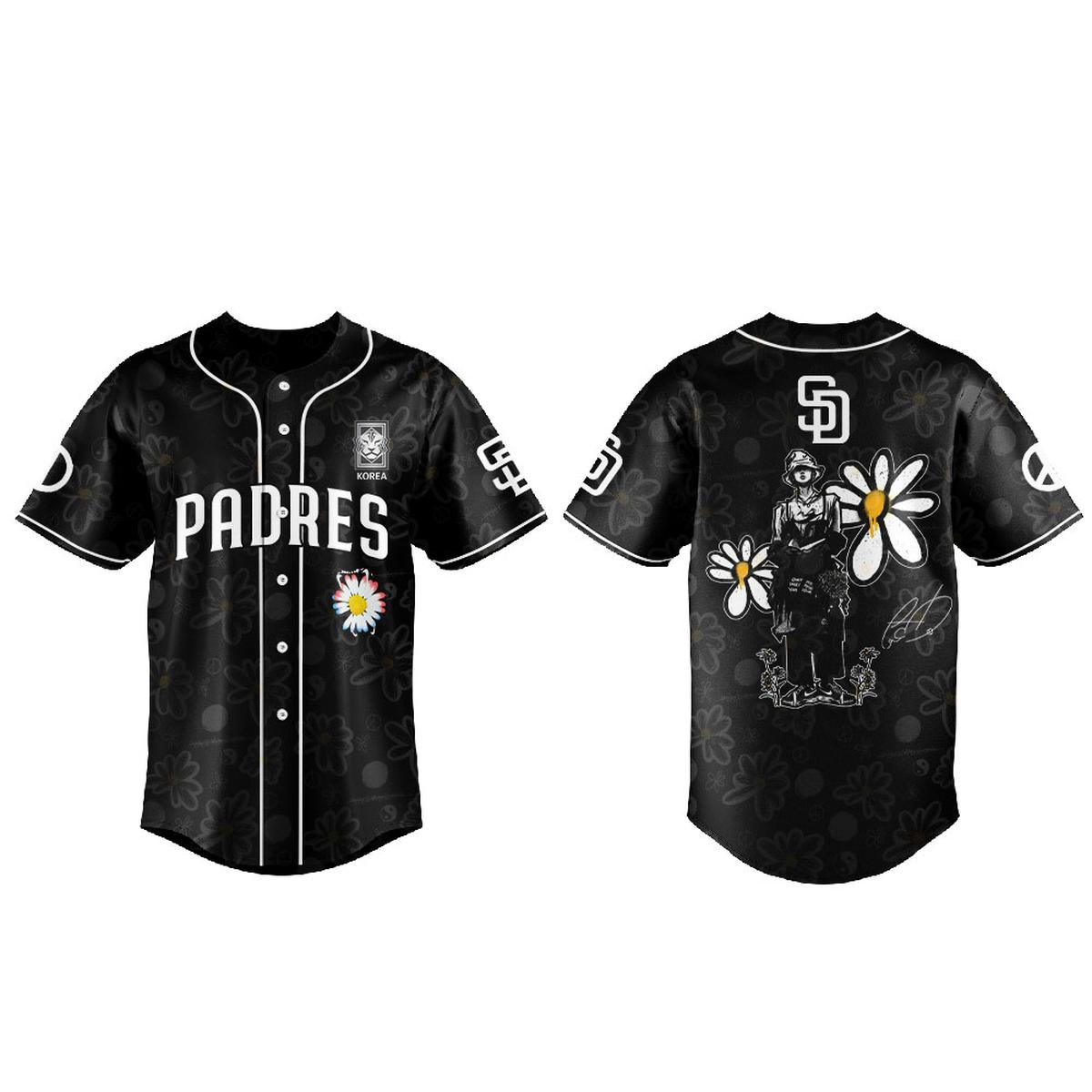 Custom Name - San Diego Padres x G-Dragon x Peaceminusone 2026 Baseball Jersey - All Size