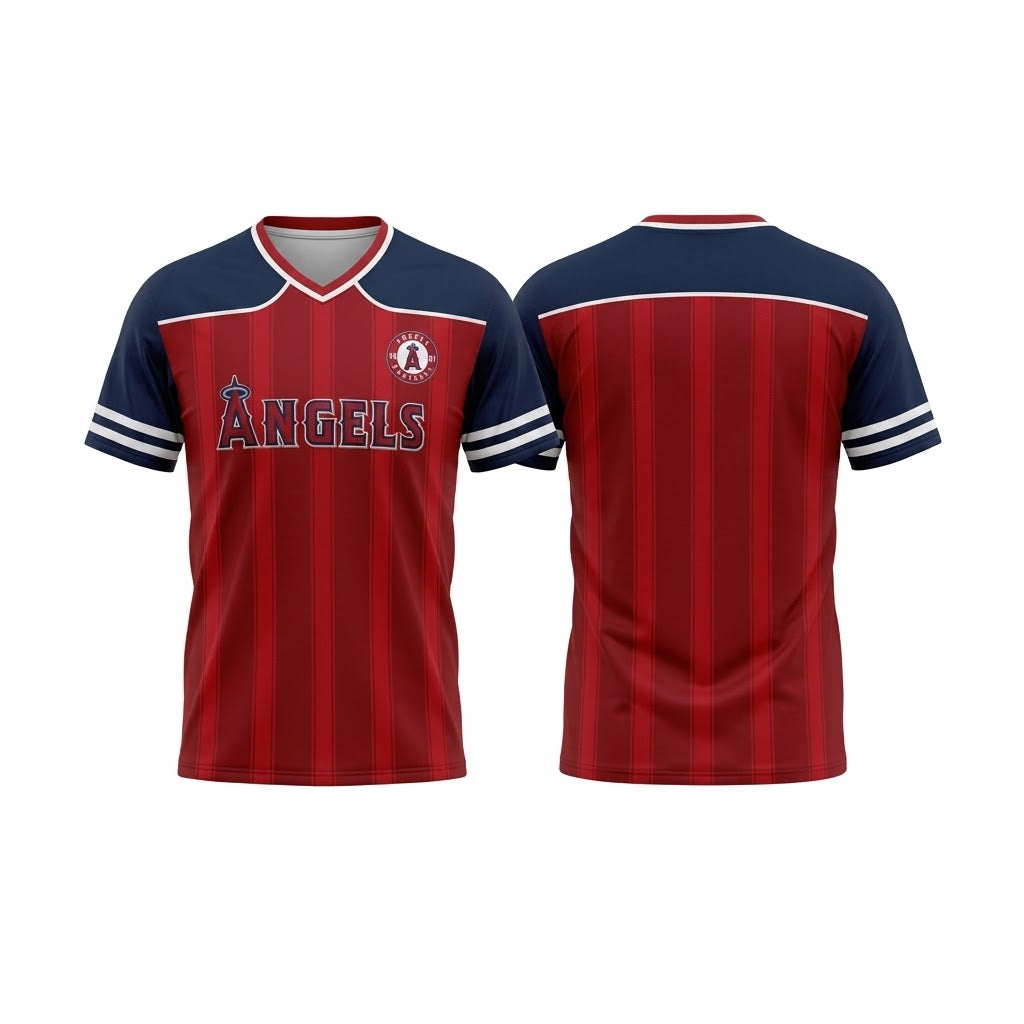 Custom Name - Angeles Angels Soccer Jersey Giveaway - All Size