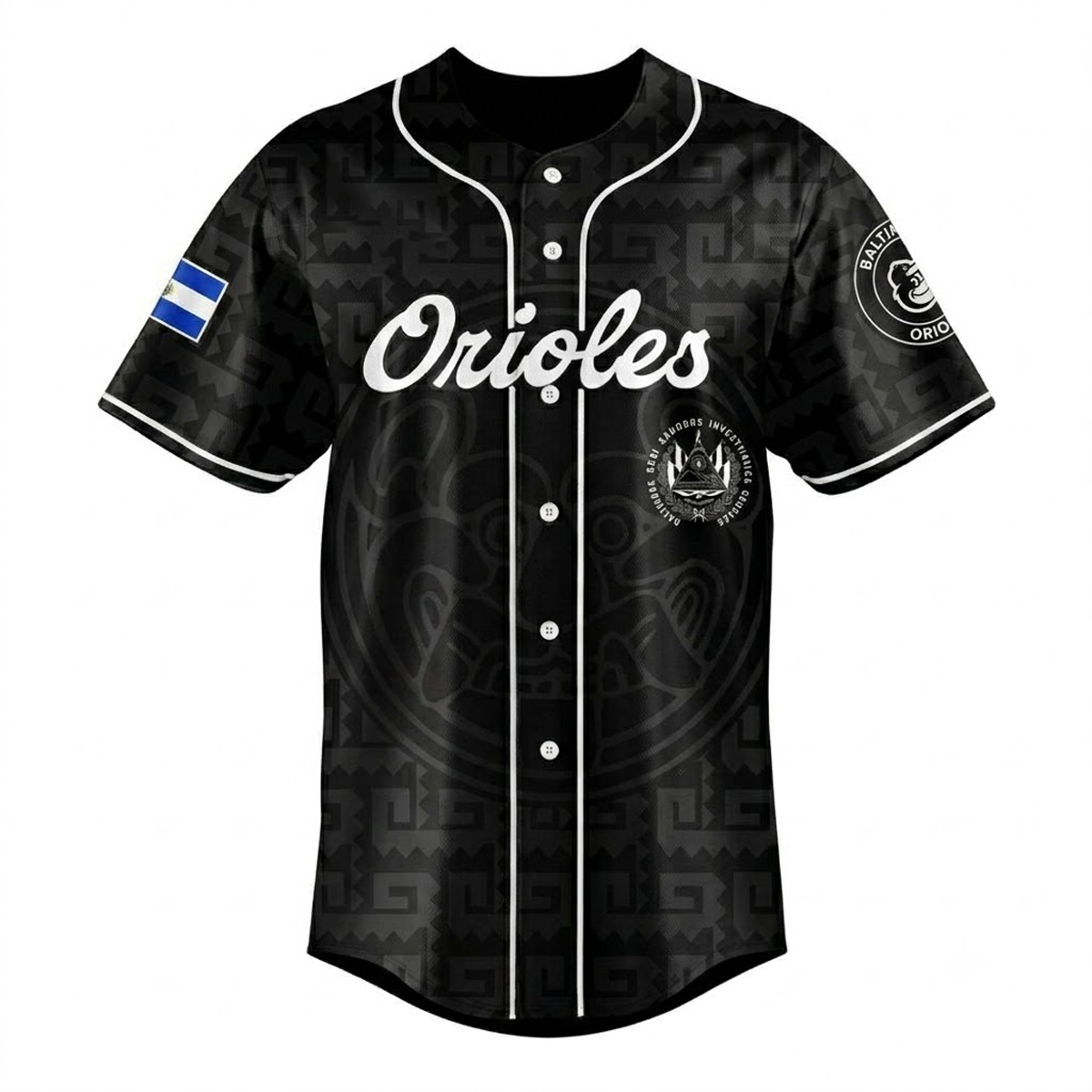 Custom Name - Baltimore Orioles x Salvadoran Heritage Night 2026 Baseball Jersey - All Size