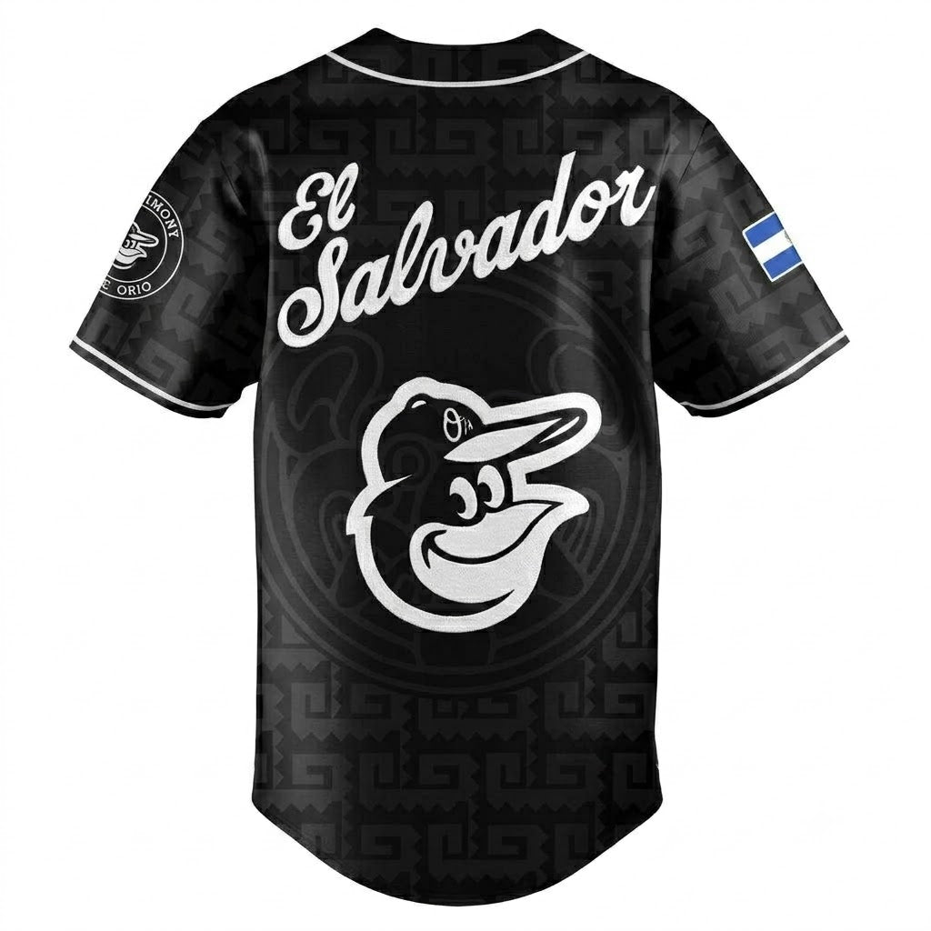 Custom Name - Baltimore Orioles x Salvadoran Heritage Night 2026 Baseball Jersey - All Size